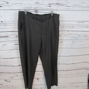 Perry Ellis Portofino men's gray pinstripe pants